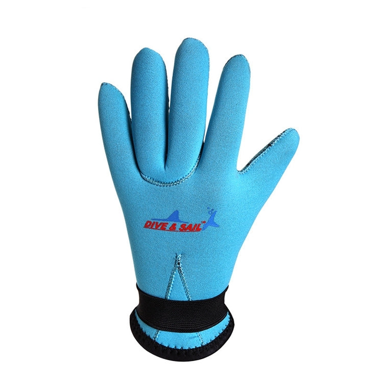 DIVE&SAIL Guanti da sub per bambini da 3 mm Guanti caldi per nuoto e snorkeling in neoprene antigraffio, S for Aged 4-6, M for Aged 6-9, L for for Aged 9-12, XL for Aged 12-14