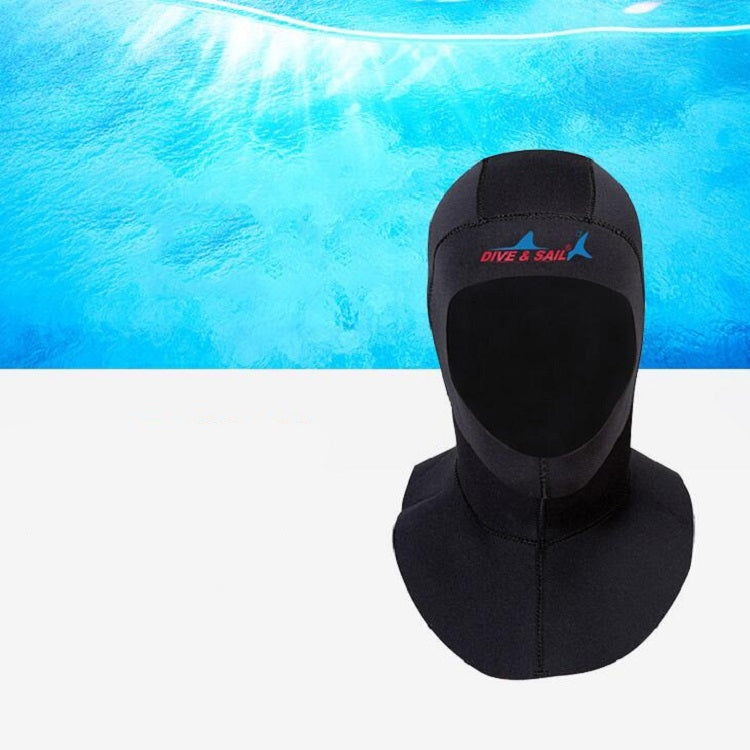 DIVE & SAIL DH-006 Cuffia da immersione calda per spalla da 3 mm Surf Snorkeling Protezione solare Copricapo da immersione impermeabile, S, M, L, XL