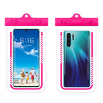 Custodia impermeabile per telefono cellulare in TPU trasparente per nuoto subacqueo da 2 pezzi, Black, Light Blue, Rose Red, Orange, Tender Green