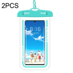 Custodia per cellulare trasparente impermeabile da 2 pezzi, White, Green, Gray Blue, Macaron Blue, Macaron Red, Black