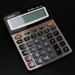 Deli 1559N Calcolatrice vocale dal vivo Calcolatrice finanziaria multifunzionale per ufficio a 12 bit, 1559N