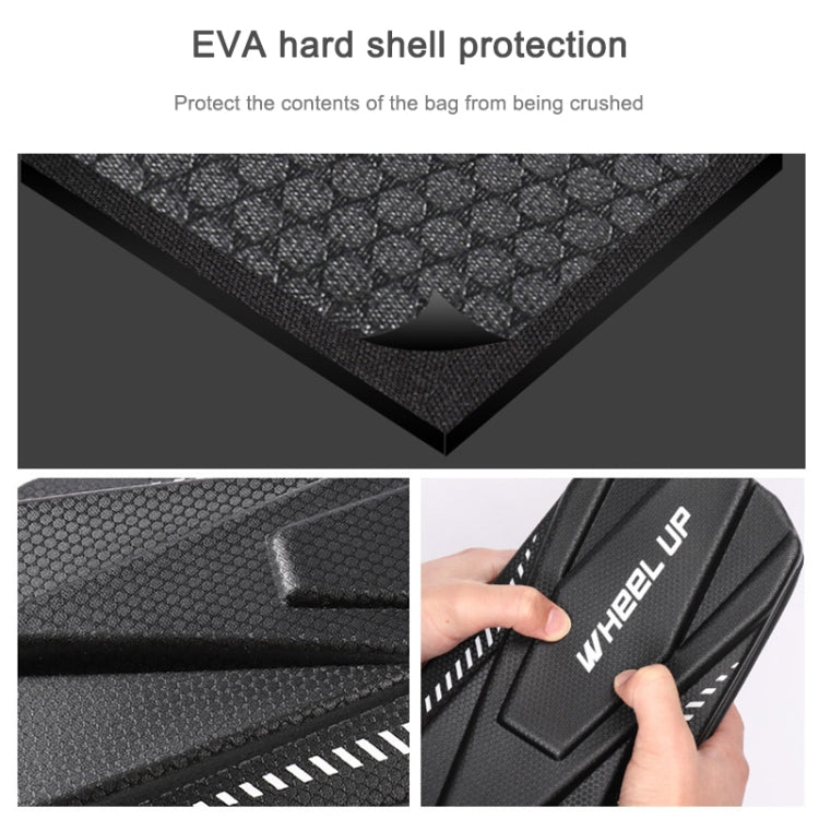 WHEEL UP X5 Borsa anteriore per bici con guscio rigido EVA Borsa anteriore per bicicletta per scooter elettrico Borsa con maniglia pieghevole elettrica, X5-2L, X5-PLUS-3L