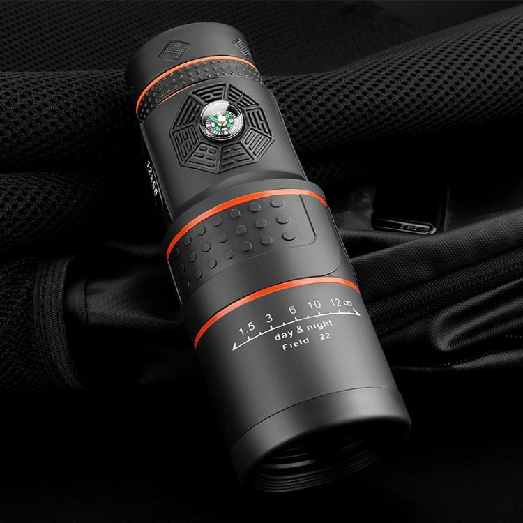 FEIRSH 12x50 Monocolo per visione notturna ad alta definizione in condizioni di scarsa illuminazione Binocolo per fotocamera da concerto per cellulare, T01 12x50