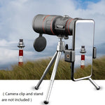 FEIRSH 12x50 Monocolo per visione notturna ad alta definizione in condizioni di scarsa illuminazione Binocolo per fotocamera da concerto per cellulare, T01 12x50