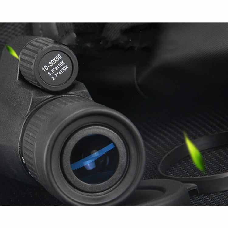 Telescopio ad alto ingrandimento per visione notturna HD a tubo singolo con zoom continuo, 10-30X50