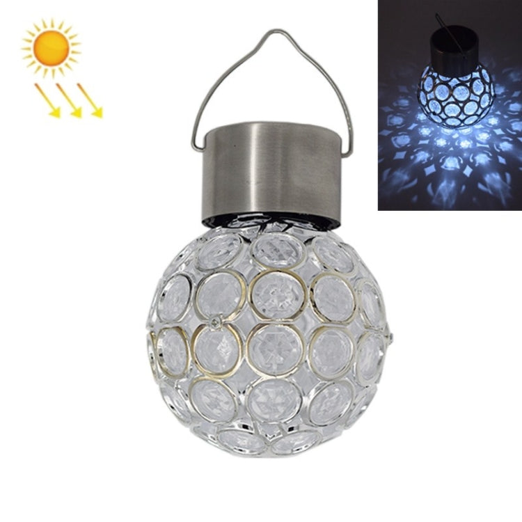 Lampada solare da giardino a sospensione 2 pezzi