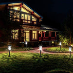 Luci solari LED impermeabili per giardino e prato