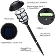 Luci solari LED da esterno impermeabili per giardino