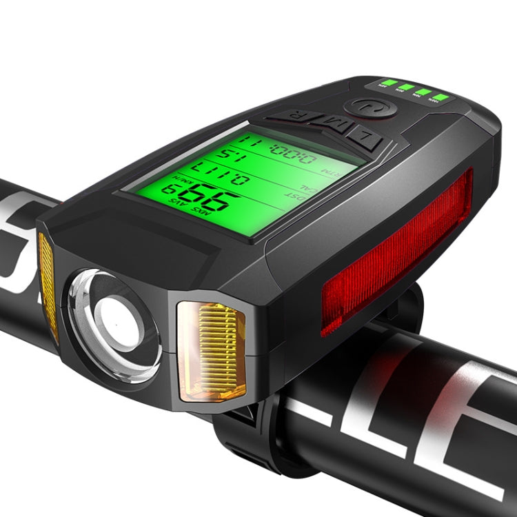 Luce anteriore (con fendinebbia) e clacson e tachimetro Faro multifunzionale per mountain bike