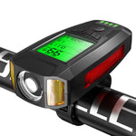 Luce anteriore (con fendinebbia) e clacson e tachimetro Faro multifunzionale per mountain bike