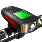 Luce anteriore (con fendinebbia) e clacson e tachimetro Faro multifunzionale per mountain bike