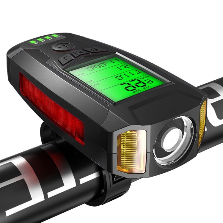 Luce anteriore (con fendinebbia) e clacson e tachimetro Faro multifunzionale per mountain bike