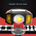 Luce anteriore (con fendinebbia) e clacson e tachimetro Faro multifunzionale per mountain bike