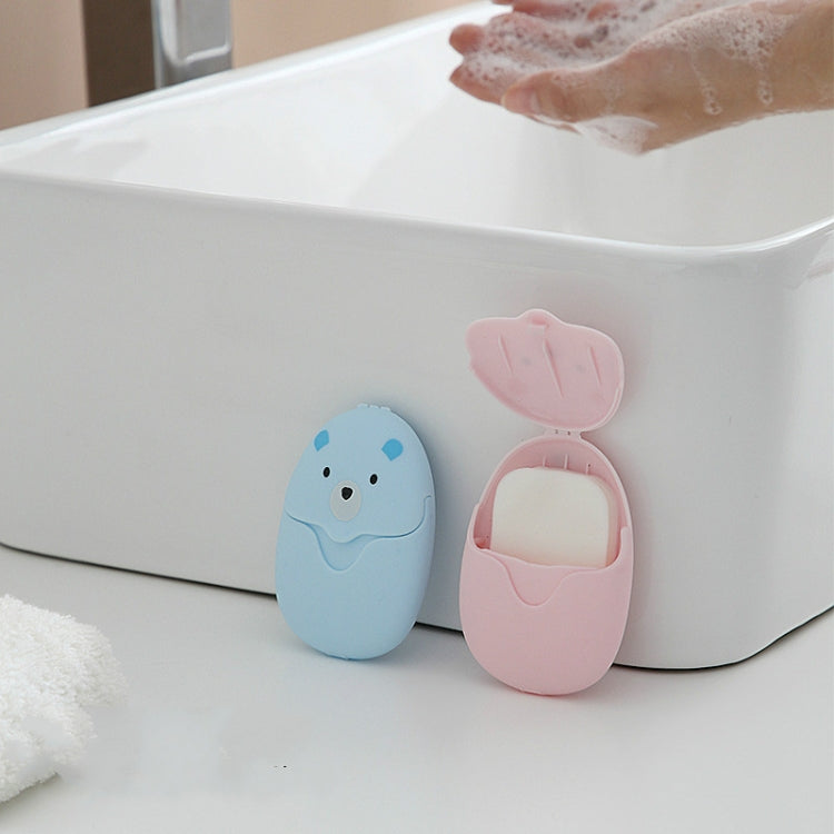 5 pezzi di carta di sapone usa e getta da viaggio all'aperto compresse di sapone portatili per il lavaggio e la pulizia delle mani, colore casuale, Disposable Soap Paper