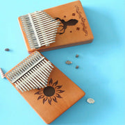 Pianoforte portatile Kalimba a 17 toni, Mahogany-Classic Deer, Bamboo-Classic Deer, Mahogany-Sun God, Mahogany-Six-Pointed Star, Mahogany-Blue (Classic Deer), Spruce-Classic Deer, White-Classic Deer, Acacia-Classic Deer, Sapele-Classic Deer            ...