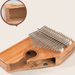 Pianoforte portatile Kalimba a 17 toni, Mahogany-Classic Deer, Bamboo-Classic Deer, Mahogany-Sun God, Mahogany-Six-Pointed Star, Mahogany-Blue (Classic Deer), Spruce-Classic Deer, White-Classic Deer, Acacia-Classic Deer, Sapele-Classic Deer            ...