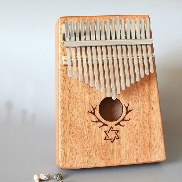Pianoforte portatile Kalimba a 17 toni, Mahogany-Classic Deer, Bamboo-Classic Deer, Mahogany-Sun God, Mahogany-Six-Pointed Star, Mahogany-Blue (Classic Deer), Spruce-Classic Deer, White-Classic Deer, Acacia-Classic Deer, Sapele-Classic Deer            ...