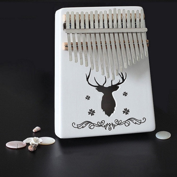 Pianoforte portatile Kalimba a 17 toni, Mahogany-Classic Deer, Bamboo-Classic Deer, Mahogany-Sun God, Mahogany-Six-Pointed Star, Mahogany-Blue (Classic Deer), Spruce-Classic Deer, White-Classic Deer, Acacia-Classic Deer, Sapele-Classic Deer            ...