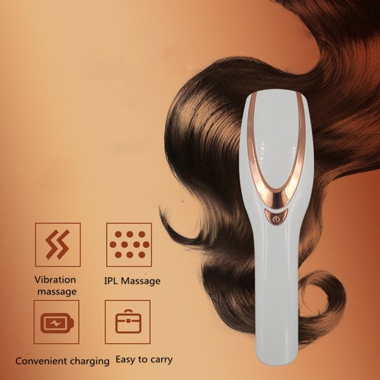 Pettine per massaggio elettrico Massaggiatore per la testa Anti-perdita di capelli Cura del cuoio capelluto Pettine con luce colorata a vibrazione