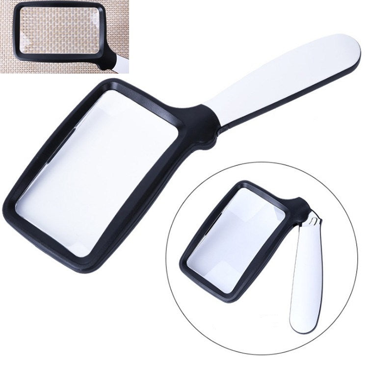 Lente d'ingrandimento portatile 2X con 5 luci LED