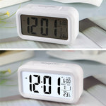 Tipo di temperatura Sveglia Lazy Snooze Orologio elettronico retroilluminato silenzioso, Battery(White), Battery(Green), Battery(Black), Battery(Blue), Battery(Rose Red)