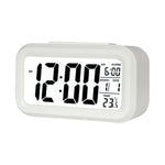 Tipo di temperatura Sveglia Lazy Snooze Orologio elettronico retroilluminato silenzioso, Battery(White), Battery(Green), Battery(Black), Battery(Blue), Battery(Rose Red)