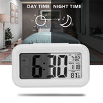 Tipo di temperatura Sveglia Lazy Snooze Orologio elettronico retroilluminato silenzioso, Battery(White), Battery(Green), Battery(Black), Battery(Blue), Battery(Rose Red)
