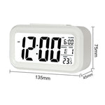 Tipo di temperatura Sveglia Lazy Snooze Orologio elettronico retroilluminato silenzioso, Battery(White), Battery(Green), Battery(Black), Battery(Blue), Battery(Rose Red)