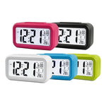 Tipo di temperatura Sveglia Lazy Snooze Orologio elettronico retroilluminato silenzioso, Battery(White), Battery(Green), Battery(Black), Battery(Blue), Battery(Rose Red)