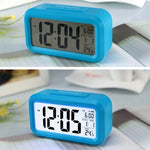 Tipo di temperatura Sveglia Lazy Snooze Orologio elettronico retroilluminato silenzioso, Battery(White), Battery(Green), Battery(Black), Battery(Blue), Battery(Rose Red)
