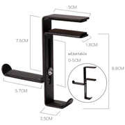 Rack per cuffie Ganci da tavolo Scaffali per libri Rack per cuffie, Red, Upgrade B Black, Upgrade B Gray