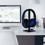 Supporto per cuffie Espositore per cuffie per Internet Café, White, Black