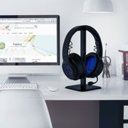 Supporto per cuffie Espositore per cuffie per Internet Café, White, Black