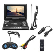 DVD portatile 7,8 pollici con lettore TV e porta USB