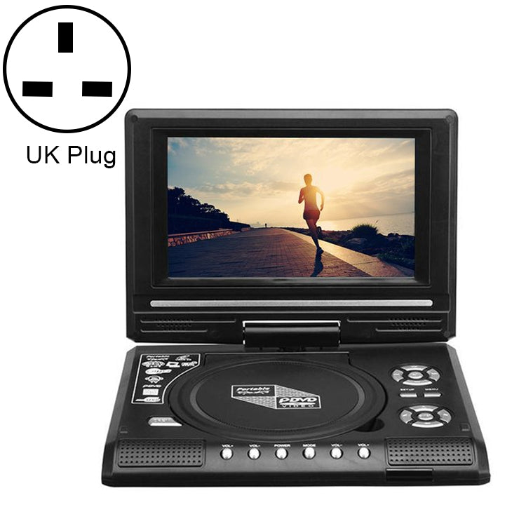 DVD portatile 7,8 pollici con lettore TV e porta USB