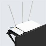 Supporto per monitor per computer con rack di archiviazione multifunzionale creativo da 2 pezzi, S, L