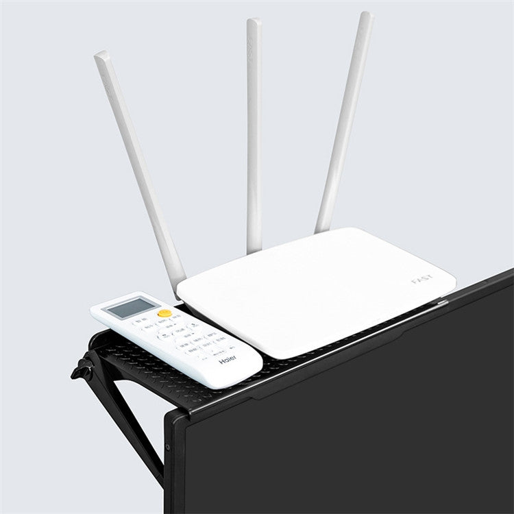 Supporto per monitor per computer con rack di archiviazione multifunzionale creativo da 2 pezzi, S, L