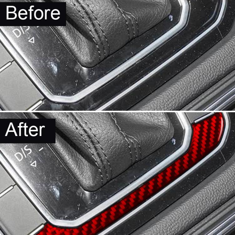 Adesivo decorativo per pannello leva del cambio con guida a sinistra per Volkswagen Magotan / CC