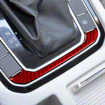 Adesivo decorativo per pannello leva del cambio con guida a sinistra per Volkswagen Magotan / CC
