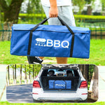 HZ-003 Griglia per barbecue Stufa portatile per esterni in acciaio inossidabile Griglia per barbecue a carbone per uso domestico, M, L
