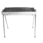 HZ-003 Griglia per barbecue Stufa portatile per esterni in acciaio inossidabile Griglia per barbecue a carbone per uso domestico, M, L