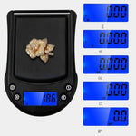 Bilancia tascabile per gioielli in oro e argento con bilancia di precisione, specifica: 200 g/0,01 g, 200g/0.01g  :Without Battery