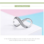 Accessori per bracciali fai-da-te da donna in argento sterling 925 Infinity Family Forever Beaded, SCC1146