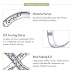 Accessori per bracciali fai-da-te da donna in argento sterling 925 Infinity Family Forever Beaded, SCC1146