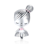 Accessori per bracciale fai da te con perline per bambina in argento sterling S925