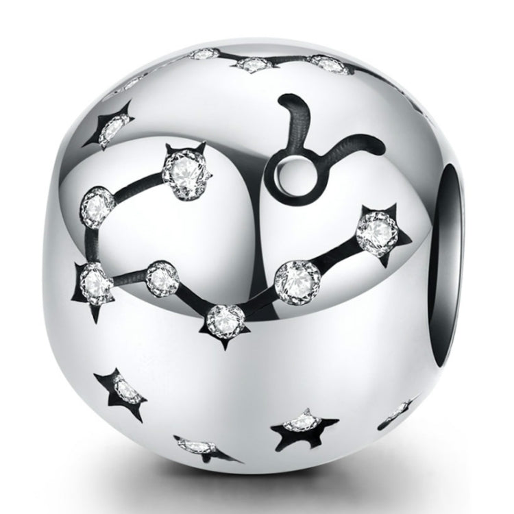 S925 Sterling Silver Dodici Costellazioni Perline Accessori per braccialetti fai da te Gioielli Perline in argento, Aries, Taurus, Gemini, Cancer, Leo, Virgo, Libra, Scorpio, Sagittarius, Capricorn, Aquarius, Pisces