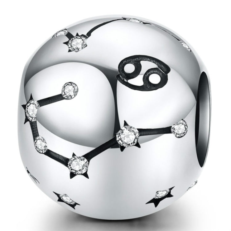 S925 Sterling Silver Dodici Costellazioni Perline Accessori per braccialetti fai da te Gioielli Perline in argento, Aries, Taurus, Gemini, Cancer, Leo, Virgo, Libra, Scorpio, Sagittarius, Capricorn, Aquarius, Pisces
