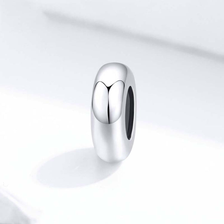 Accessori per gioielli braccialetto fai da te con perline semplici in argento sterling 925, SCC1450