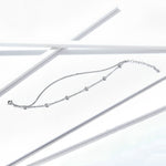 Bracciale in argento sterling S925 da donna, gioielli in argento placcato platino, gioielli in argento, SCB131