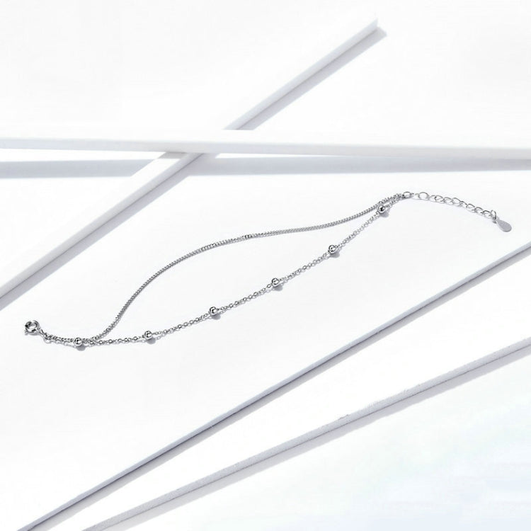 Bracciale in argento sterling S925 da donna, gioielli in argento placcato platino, gioielli in argento, SCB131